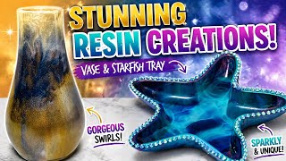 👉 Stunning Resin Vase & Starfish Tray ✨ You Won’t Believe This!
