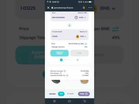 cannot sell token, pancakeswap