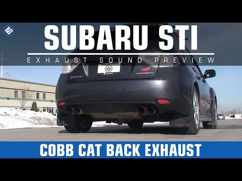 Cobb Tuning 08-11 Subaru STi Cat Back Exhaust Sound Clip