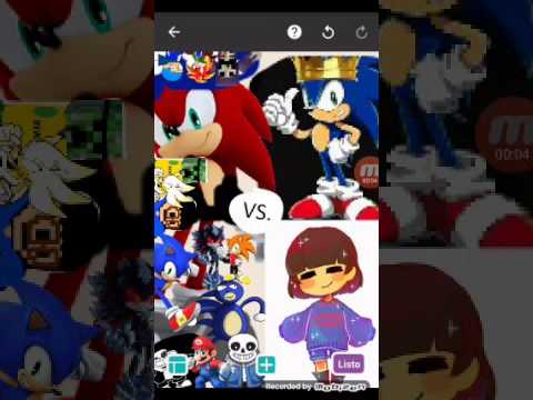 PRINCE SONIC AND FRISK VS JACK TEAM! meat fights!