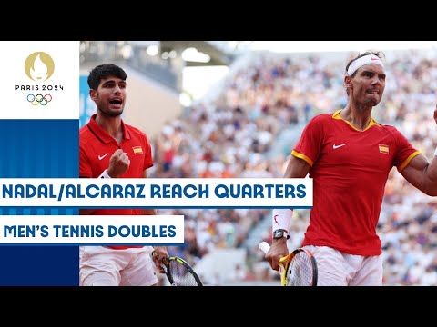 🇪🇸 Nadal / Alcaraz through to third round in men's doubles tennis 🎾 | Paris 2024 Highlights