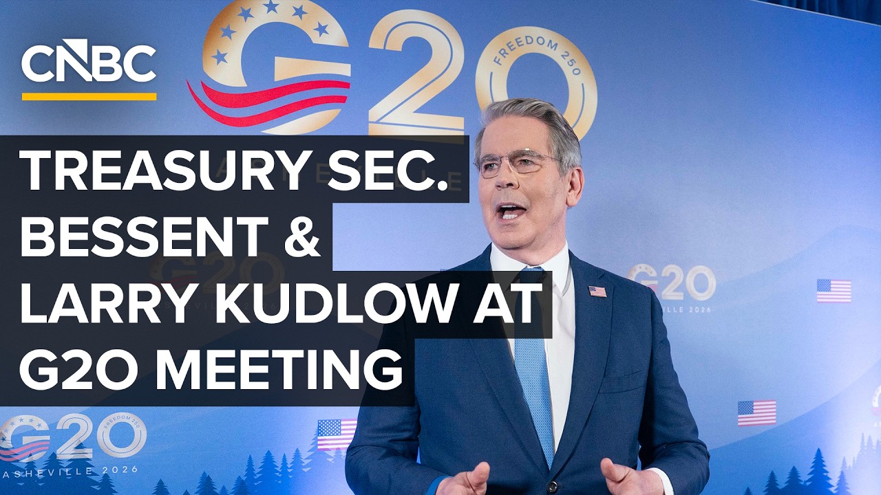 Treasury Secretary Scott Bessent discusses the economy at the G20
