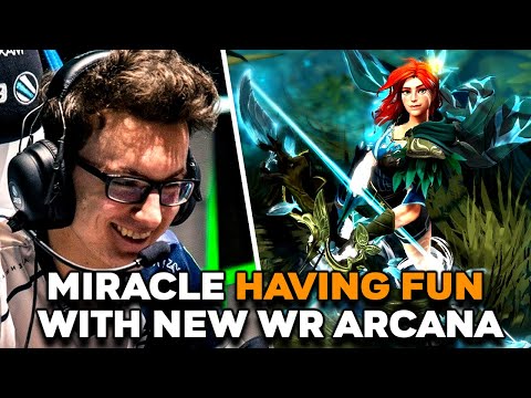 Miracle- FIRST TIME on NEW EPIC Windranger Arcana - Aghanim's Scepter Build - M-GOD Dota 2