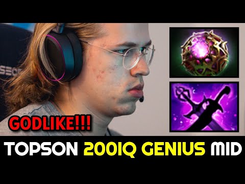 TOPSON 200IQ Genius Mid with Octarine Core Build Dota 2
