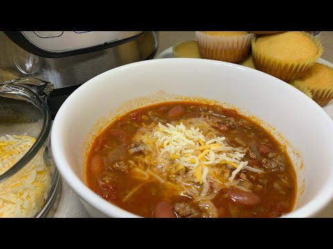 Como hago el chilli en la instant pot (olla multiusos)