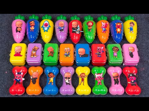 Pinkfong Slime & Clay Playtime! Jeni, Hogi, and Bebefinn’s Colorful Satisfying ASMR Mix 🎠