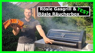 Räuchern mit dem Gasgrill [Test] Rösle Videro G4-S und Räucherbox