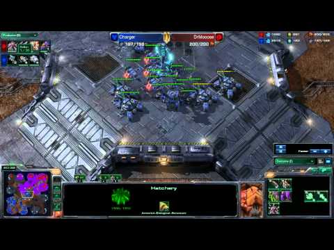 Starcraft 2 - Charger (T) vs DrMooose (Z) - Master League