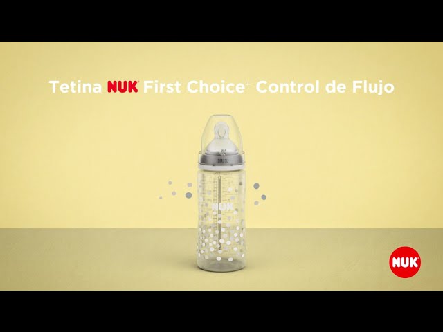 Vídeo relacionado con NUK First Choice+ Flow Control - Juego de 2 tetinas para biberones (6 a 18 meses, válvula anticólicos, sin BPA) (Paquete de 2)