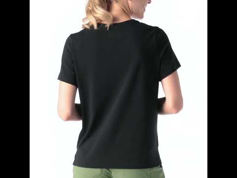 T-shirt Femme Smartwool En Laine Mérinos - Noir, Manches Longues, Taille M (occasion)