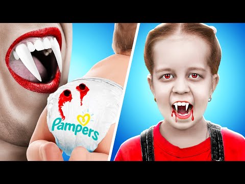 We Adopted a New Dad! My Stepdad - Vampire 😱