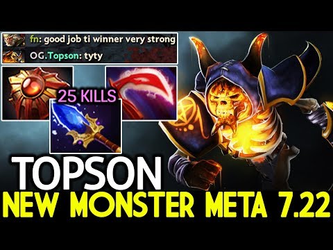 TOPSON [Clinkz] First Item Scpeter New Monster Meta 7.22 Dota 2