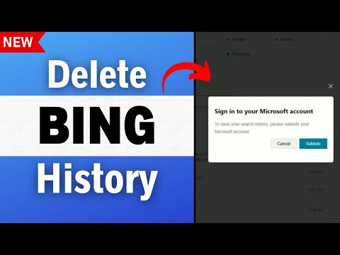 How To Clear Bing Search History (2023) | Delete, Remove Microsoft Bing Search History | Bing.com