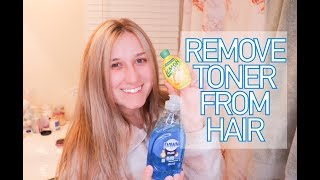 REMOVE HAIR TONER WITH DAWN DISH SOAP