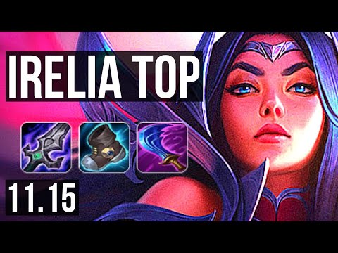 IRELIA vs TEEMO (TOP) | 6 solo kills, 800+ games, 1.2M mastery | BR Diamond | v11.15