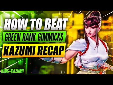 Tekken 7 BASIC GUIDE HOW TO BEAT GIMMICKS - Tekken 7 Green Rank King Gimmicks