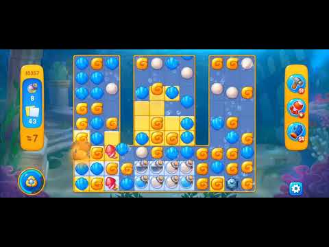 Fishdom Easy Level 10357 (with ingame lightning and bomb boosters) @choraelmin