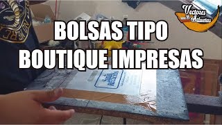 Impresión de bolsas tipo boutique