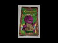 Barney S Campfire Sing Along 1996 Canada VHS Is Coming Soon