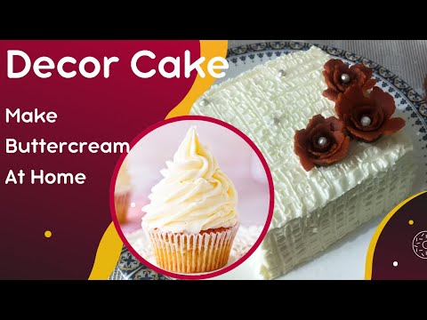 Perfect Whipped cream for cake I Decoration of cake at home I Anchal ki Rasoi