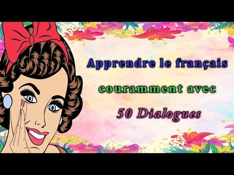 Method for speaking fluent French with transcripts