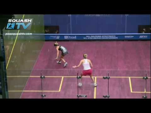 Squash : Laura Massaro v Kasey Brown Final Roundup U.S. Open 2011