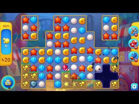 [FISHDOM Walkthrough] Level 6371 (Qua màn - Fishdom)