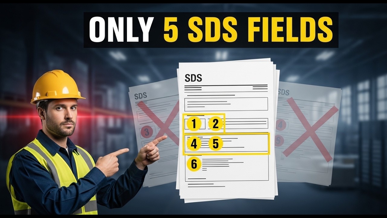 The SDS Quick-Check: The ONLY 5 Fields You Must Know