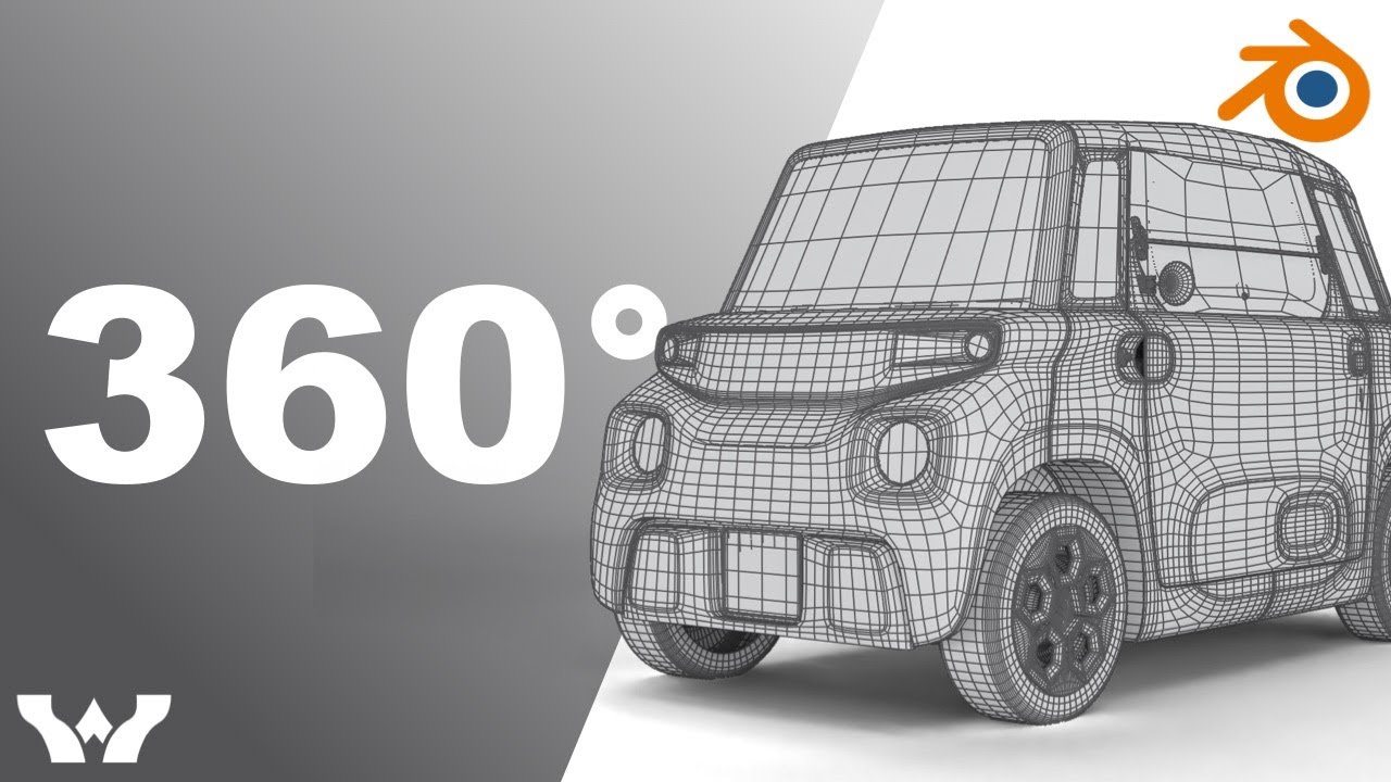 Citroen Ami 2020 HQ Интерьер 3D Модель