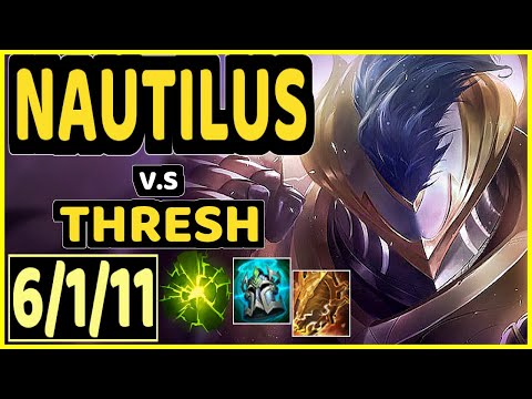 BIOPANTHER (NAUTILUS) vs THRESH - 6/1/11 KDA BOTTOM SUPPORT GAMEPLAY - OC Ranked GRANDMASTER