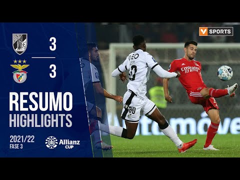Highlights | Resumo: Vitória SC 3-3 Benfica (Taça da Liga 21/22 - Fase 3 - Jornada 2)