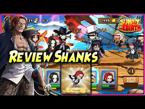 SHANKS' GACHA & REVIEW "Painful DMG & Can STUN!!" - ONE PIECE SUNNY REBIRTH