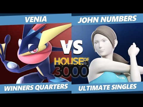 Xeno 200 Winners Quarters - Venia (Greninja) Vs. John Numbers (Wii Fit) Smash Ultimate - SSBU