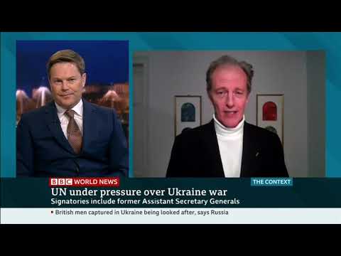 Andrew Gilmour on BBC World News, 21 Apr 2022