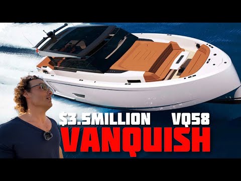 Tour dello yacht Vanquish VQ58 T-Top del 2021 da 3,5 milioni di dollari di InLove