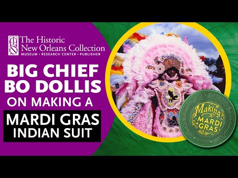 Thumbnail for Big Chief Bo Dollis Talks about Mardi Gras Indian Suits by Second line (parades)