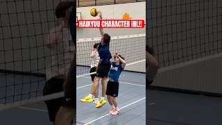 NEKOMA IN REAL LIFE!? #volleyball #haikyuu #hinata #haikyuuxyn #volleyballplayer #nekoma