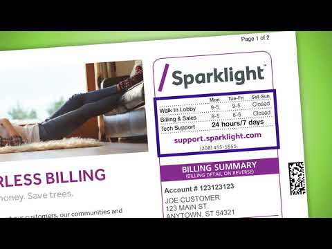 Sparklight Understanding Your Bill