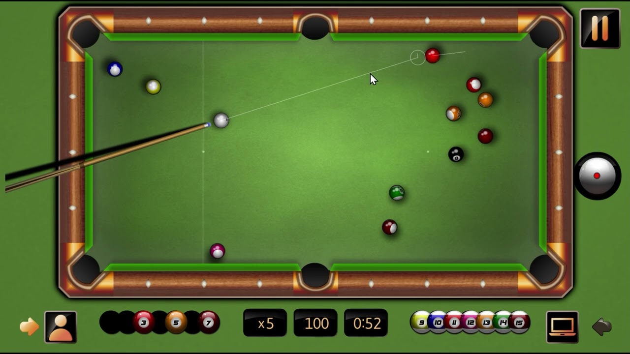 YouTube 8 BALL BILLIARDS CLASSIC - Winning The Game!!!