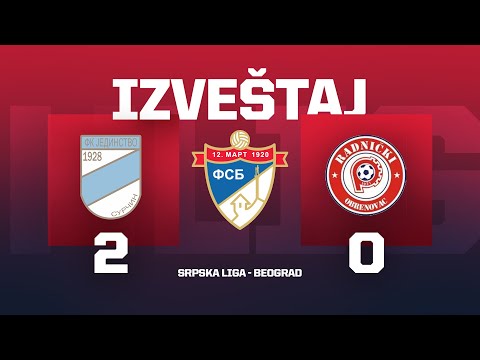 Izveštaj JEDINSTVO - RADNIČKI Srpska Liga Beograd 24. Kolo