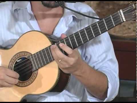 Ronaldo Sabino e Padrinho Clóvis na abertura do programa "Prosa, Café e Viola".wmv