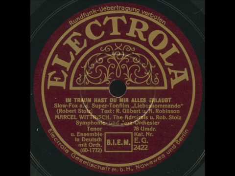 Marcel Wittrisch & Admirals - Im Traum hast du mir alles erlaubt