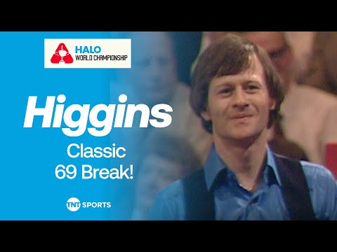 The INCREDIBLE 69 break from Alex Higgins in the 1982 World Championship 🔥 | TNT Sports Snooker
