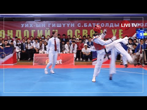 Mongolian taekwondo fight highlight Boldbaatar vs Temuulen