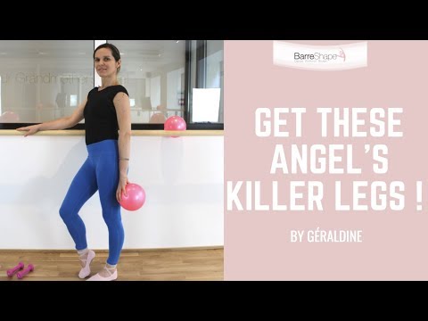 2 exercices pour les jambes! By Géraldine - BarreShape®