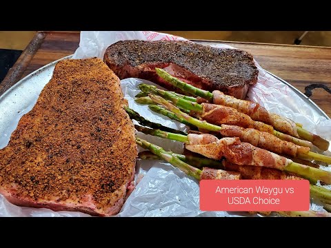 American Waygu vs USDA Choice - Ribeye Steak