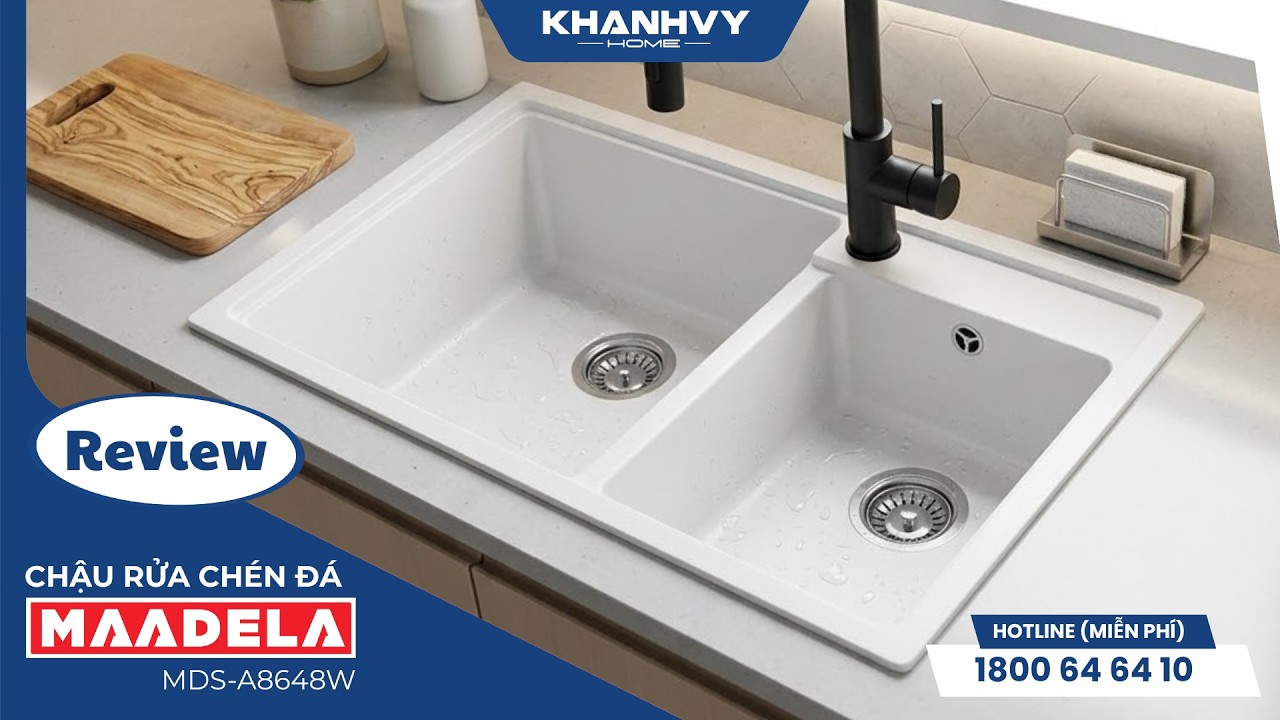 Chậu đá Maadela MDS-A8648W