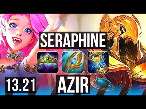 SERAPHINE vs AZIR (MID) | 1.3M mastery, 9/4/20, 400+ games | EUW Diamond | 13.21