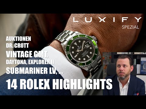 Rolex, Rolex, Rolex! 14 Sportmodelle und mein persönliches Highlight der kommenden Dr. Crott Auktion
