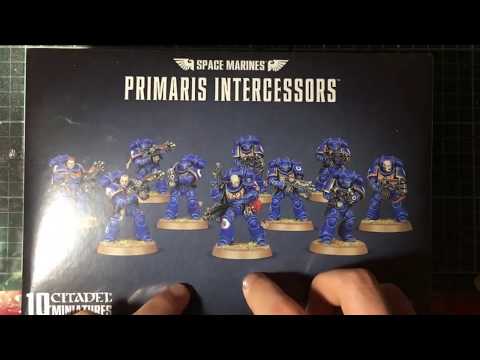 Unboxing Primaris Intercessors